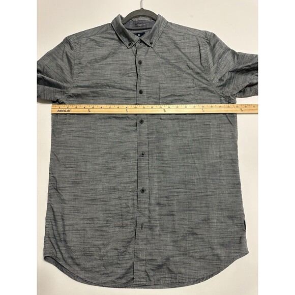 Roark Revival Shirt Mens Large Gray Short Sleeve Button Down Pocket Western USA - Picture 11 of 14